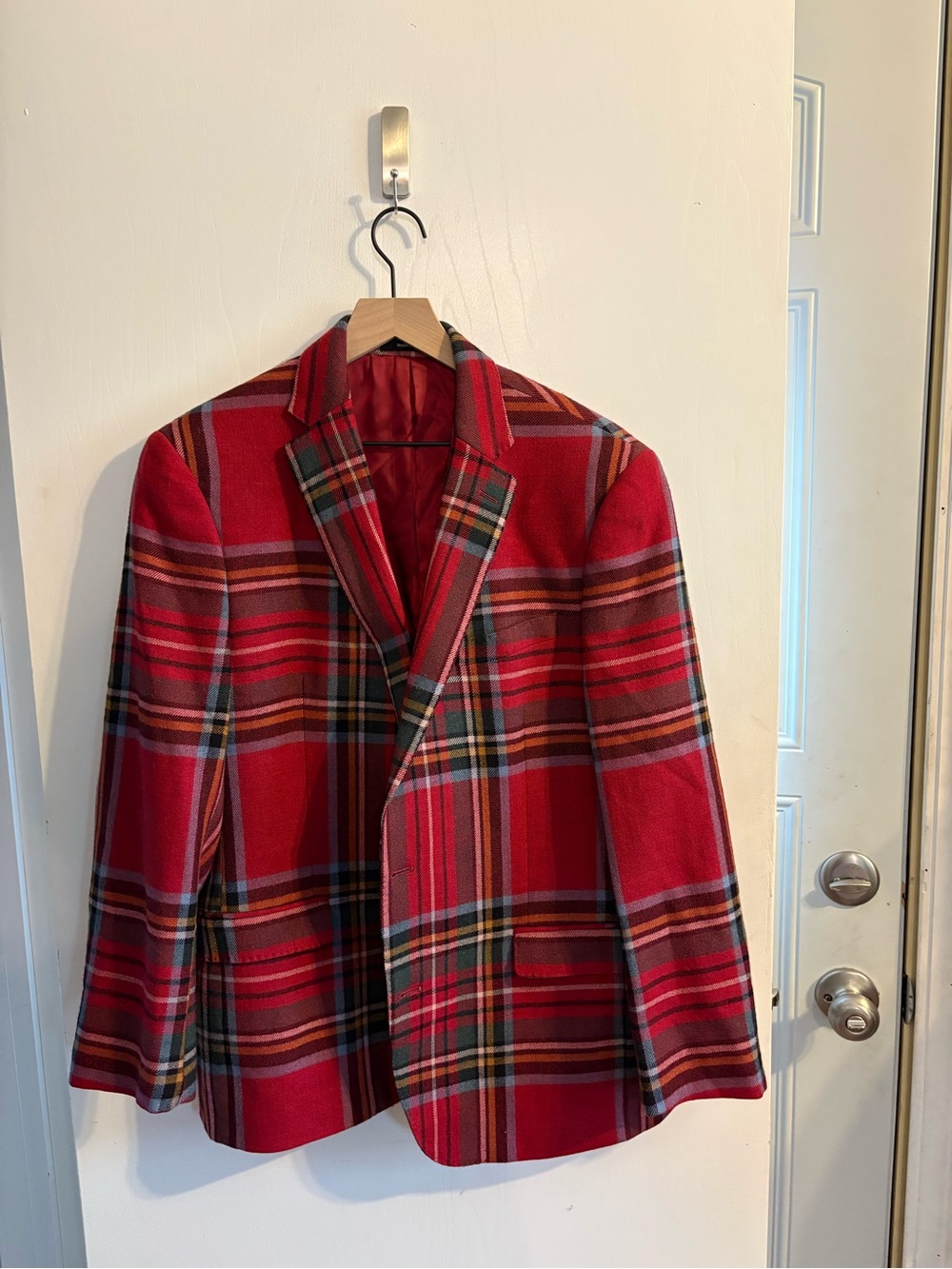 Lauren Ralph Lauren Red Plaid Sport Coat